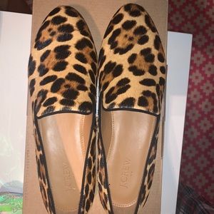NWT J.Crew Leopard loafer